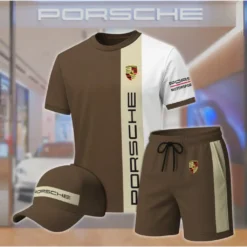 Premium  Men’s T-shirt Set PORSCHE-TX+STK+CAP-02801802