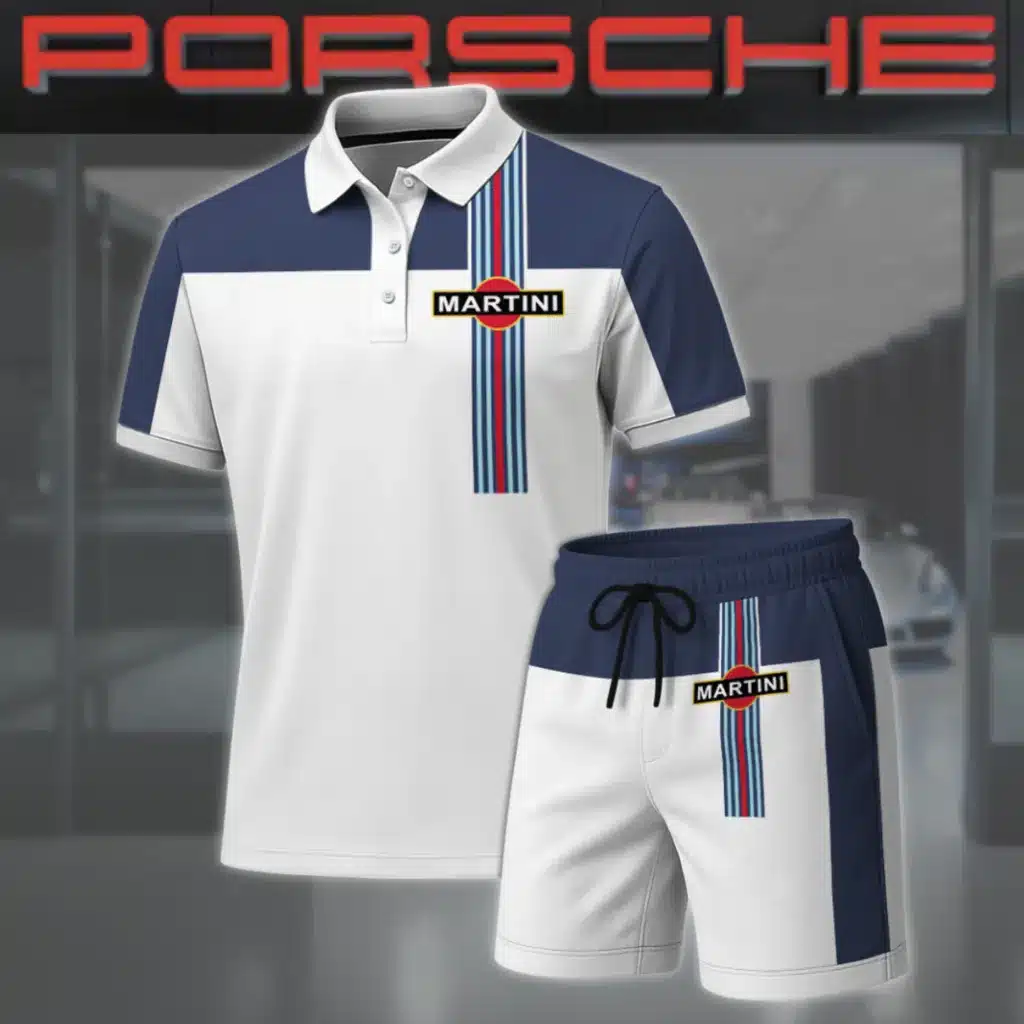 Premium Men's Polo Set PORSCHE-PO+STK-PS0741129