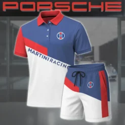 Premium  Men's Polo Set PORSCHE-PO+STK-PS0741130
