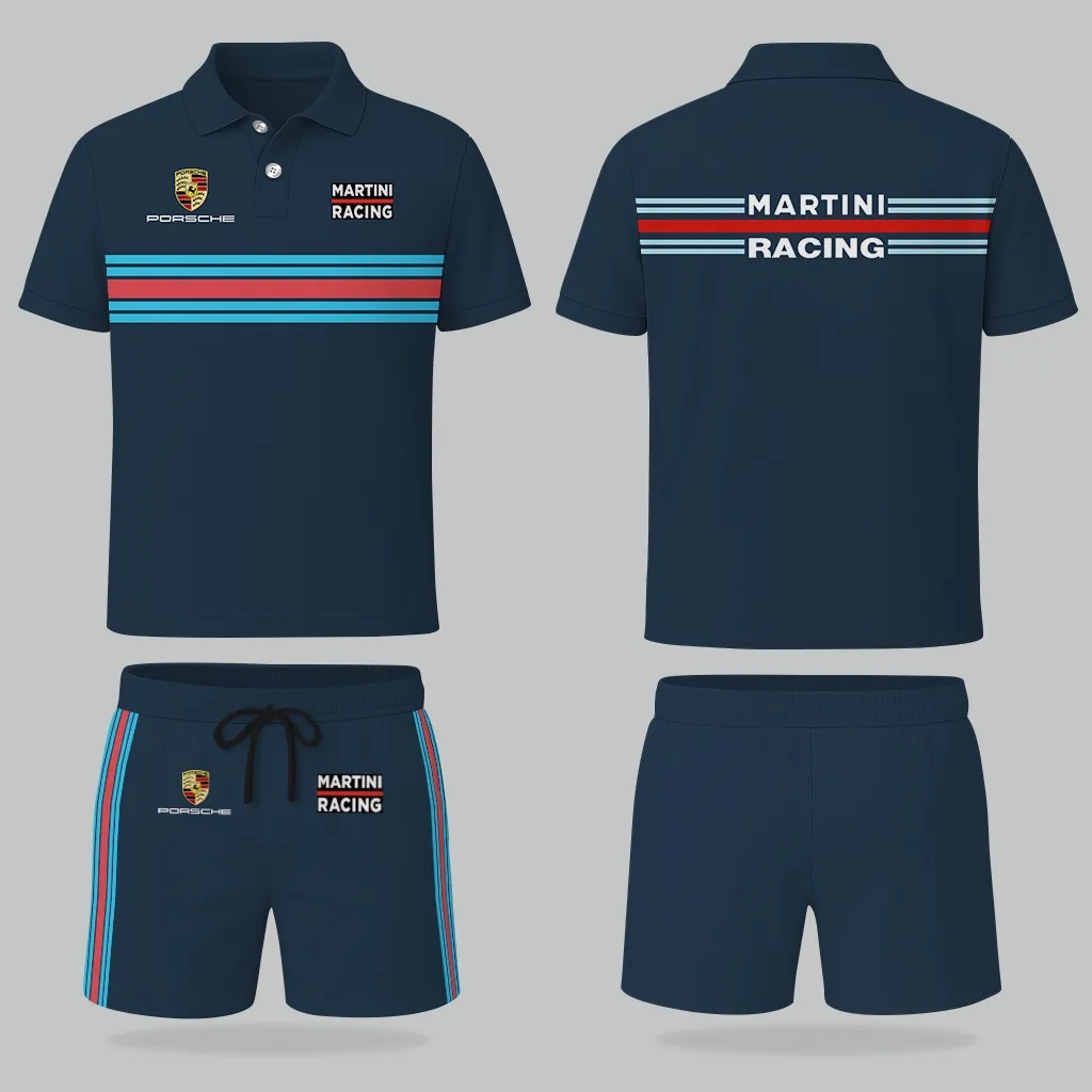 Premium Men's Polo Set PORSCHE-PO+STK-PS0741114 - Image 2