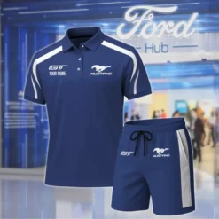 Premium  Customized Men's Polo Set FORD-PO+STK-FD018409