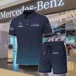 Premium  Customized Men's Polo Set MERCEDES-PO+STK-MR01498715