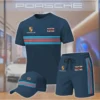 Premium  Men’s T-shirt Set PORSCHE-TX+STK+CAP-02801780