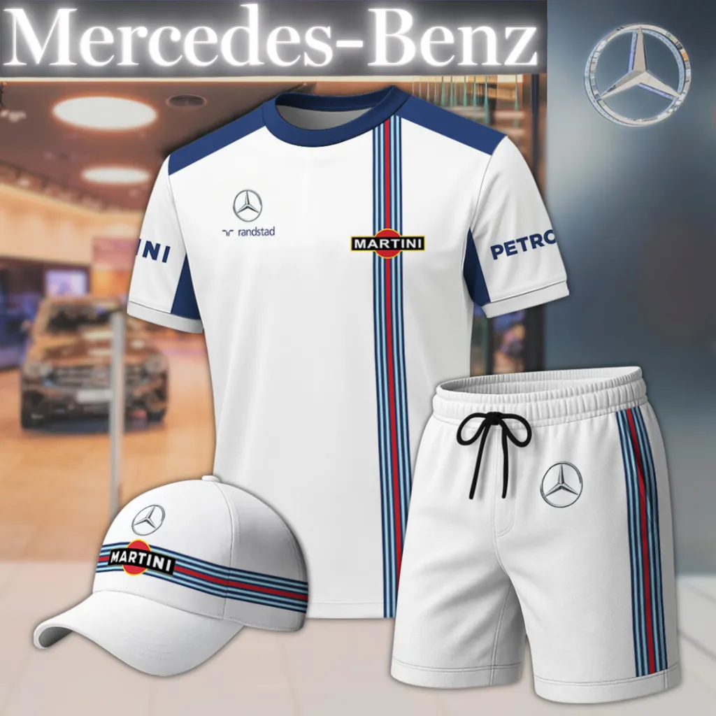 Premium Men’s T-shirt Set MERCEDES-TX+STK+CAP-02801787