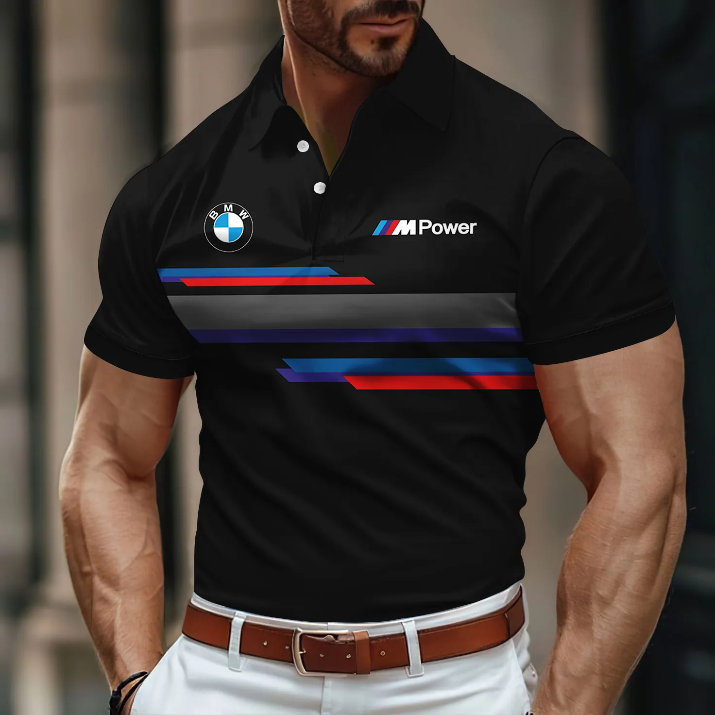Premium Men's Polo Shirt BMW-PO-83819013