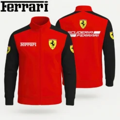 Premium  FERRARI Stand Collar Jacket ETX-GJK-FRR0477927