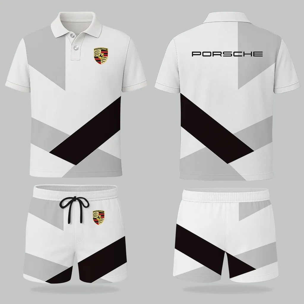 Premium Men's Polo Set PORSCHE-PO+STK-PS0741110 - Image 2