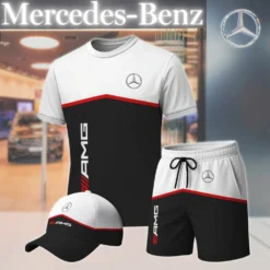 Premium  Men’s T-shirt Set MERCEDES-TX+STK+CAP-02801775