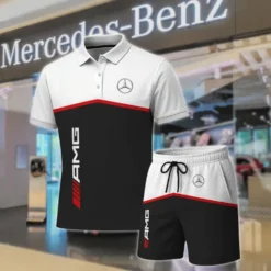 Premium  Men's Polo Set MERCEDES-PO+STK-MR01498704