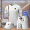 Premium  Men’s T-shirt Set PORSCHE-TX+STK+CAP-02801781