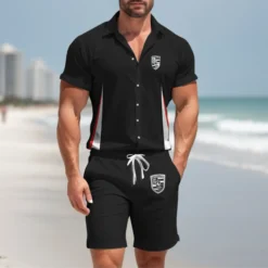 Premium  Men's Hawaii Shirt & Short PORSCHE-CY+STK-HS01928844