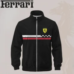 Premium  FERRARI Stand Collar Jacket ETX-GJK-FRR0477909