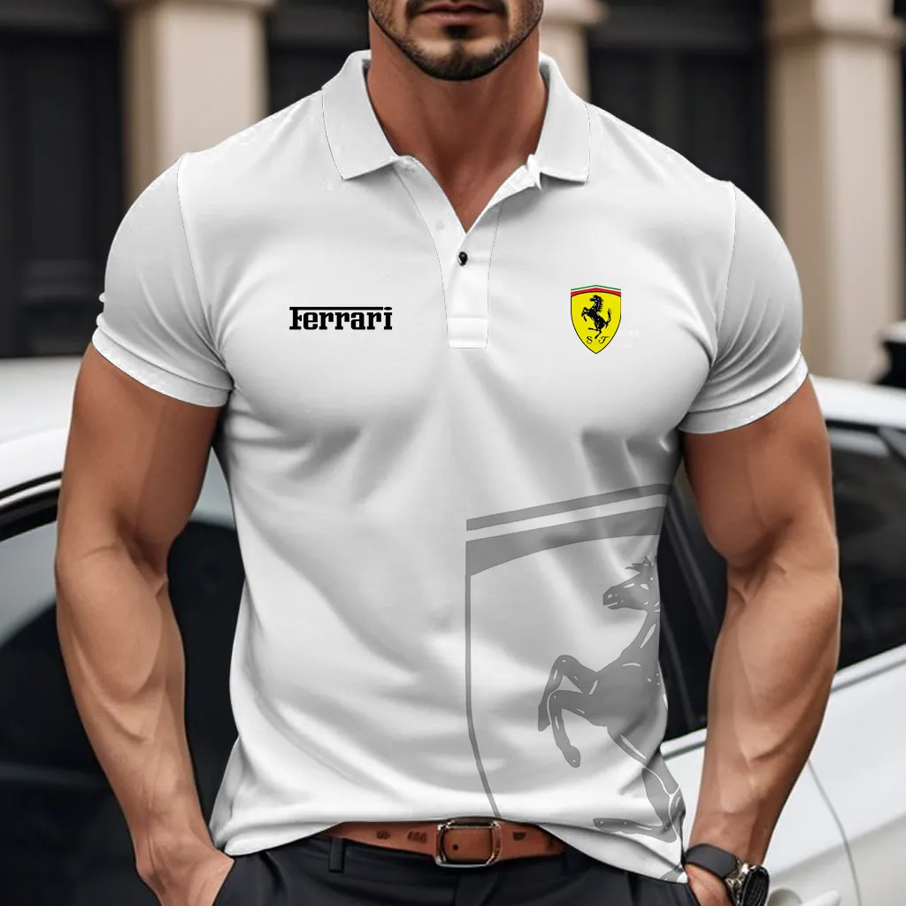 Premium Men's Polo Shirt FERRARI-PO-781743908