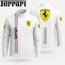 Premium  FERRARI Stand Collar Jacket ETX-GJK-FRR0477957