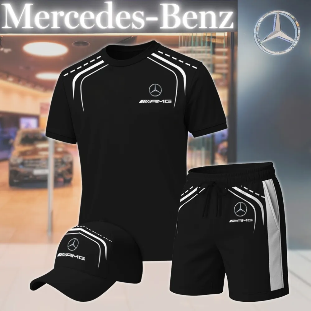 Premium Men’s T-shirt Set MERCEDES-TX+STK+CAP-02801776
