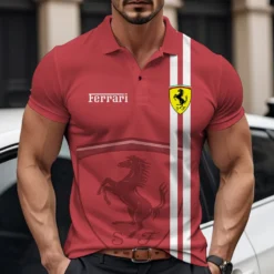 Premium  Men's Polo Shirt FERRARI-PO-781743905
