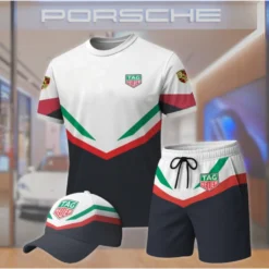 Premium  Men’s T-shirt Set PORSCHE-TX+STK+CAP-02801783