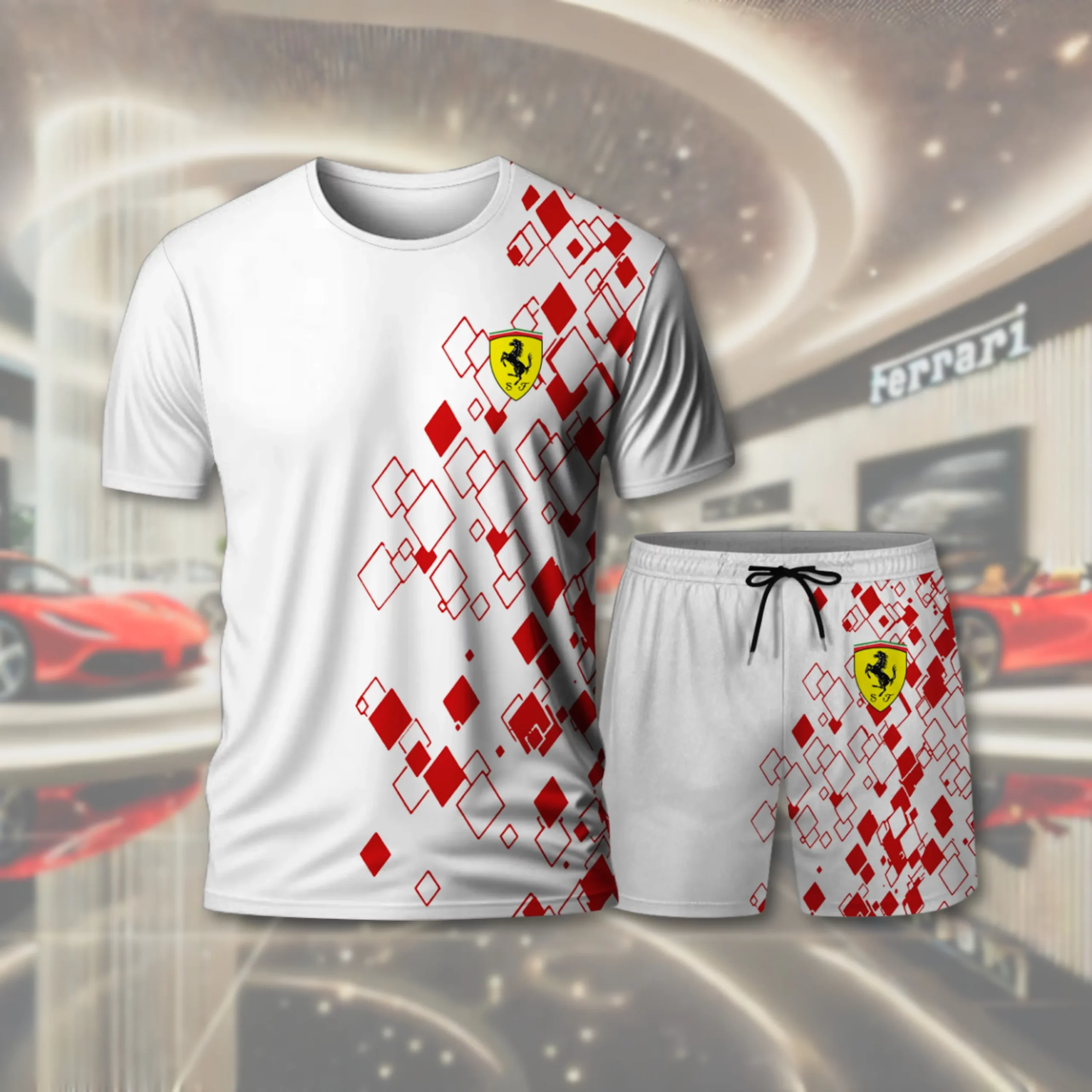 Premium Men’s T-shirt Set FERRARI-TX+STK-9772107