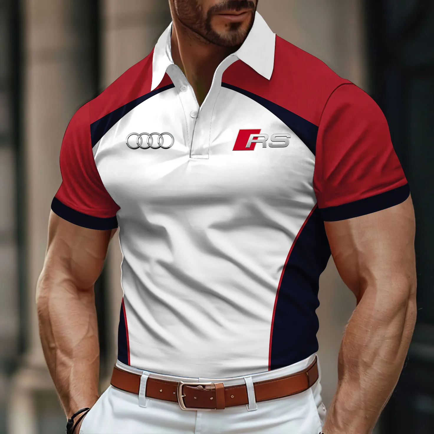 Premium Men's Polo Shirt AUDI-PO-11230020