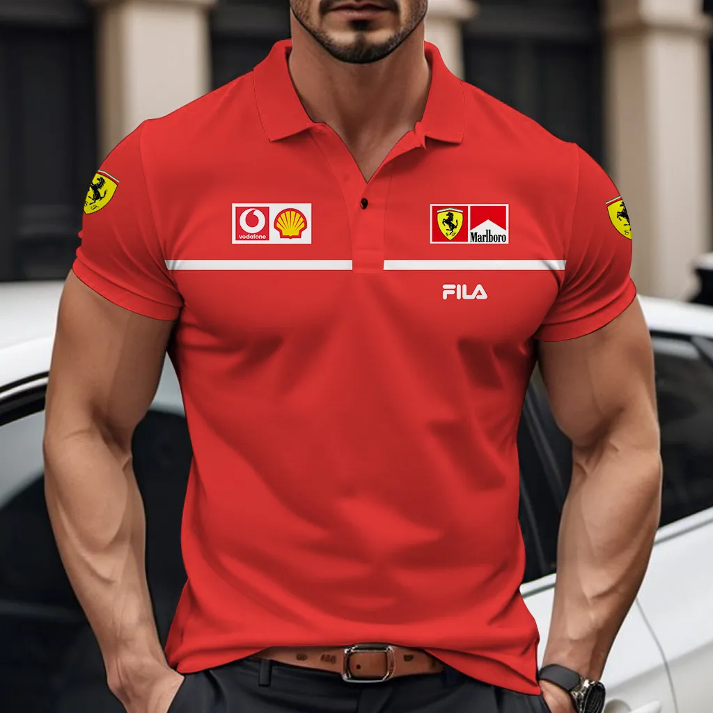 Premium Men's Polo Shirt FERRARI-PO-781743904