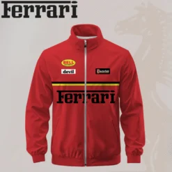 Premium  FERRARI Stand Collar Jacket ETX-GJK-FRR0477913
