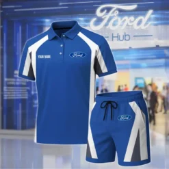 Premium  Customized Men's Polo Set FORD-PO+STK-FD018406