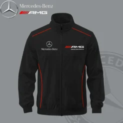 Premium  MERCEDES Stand Collar Jacket ETX-GJK-LMT9104817