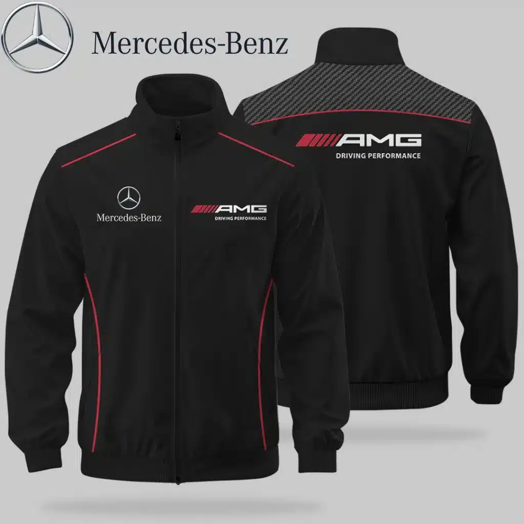 Premium MERCEDES Stand Collar Jacket ETX-GJK-LMT9104817 - Image 3