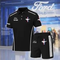 Premium  Customized Men's Polo Set FORD-PO+STK-FD018405