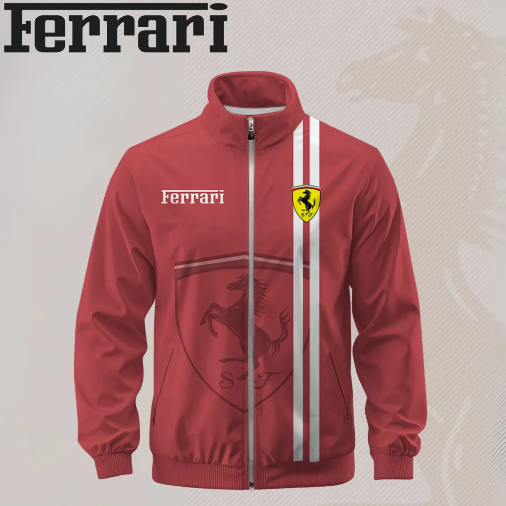 Premium FERRARI Stand Collar Jacket ETX-GJK-FRR0477915