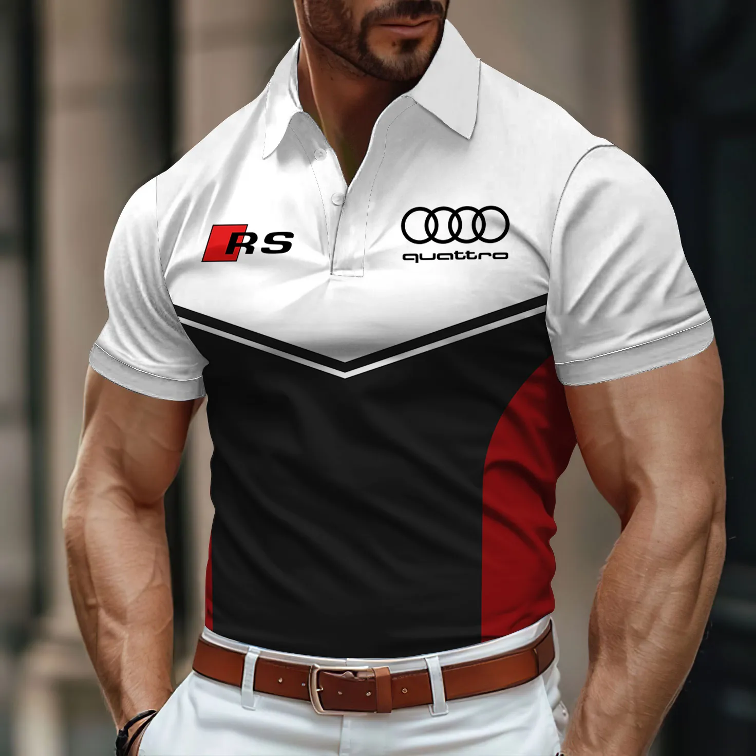 Premium Men's Polo Shirt AUDI-PO-11230022