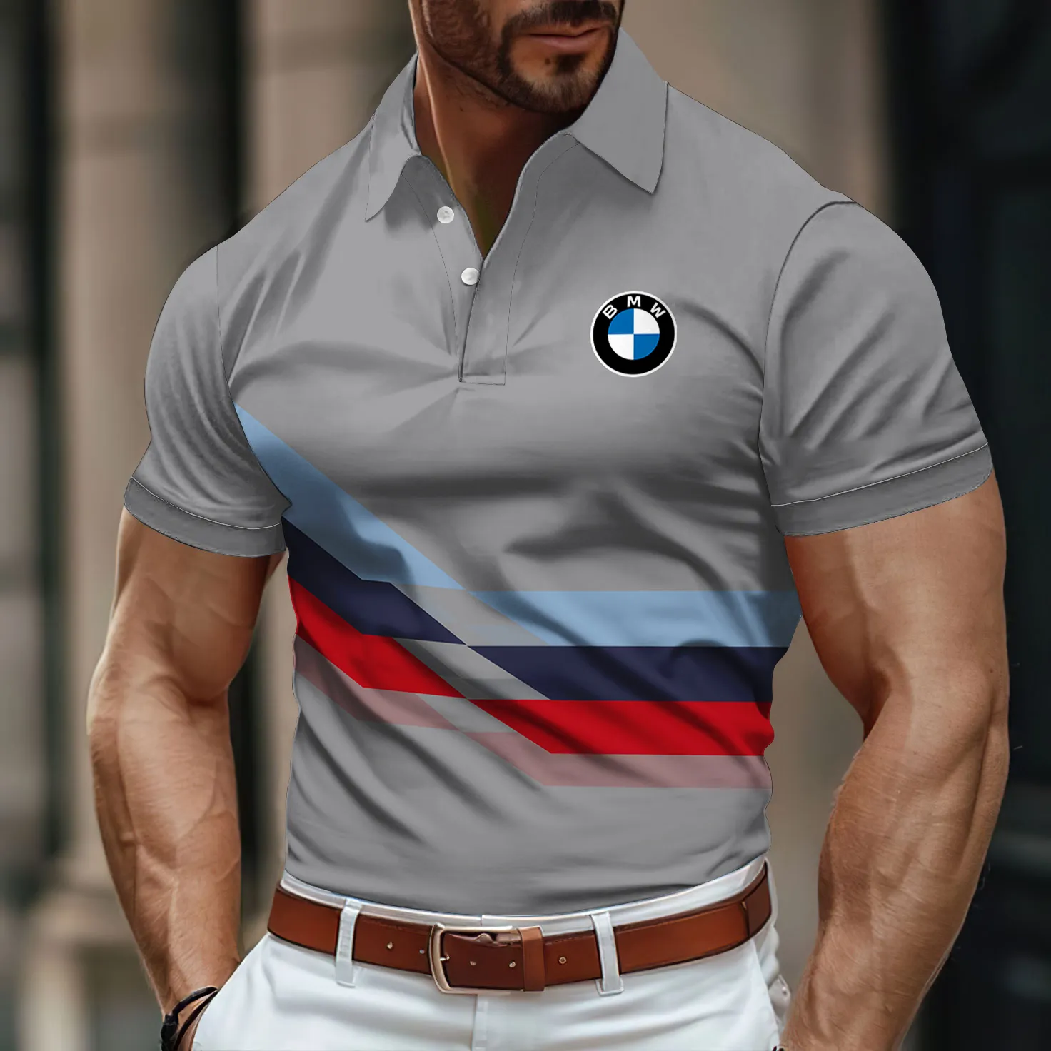 Premium Men's Polo Shirt BMW-PO-83819018