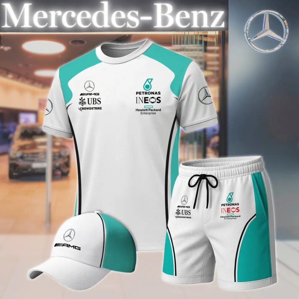 Premium Men’s T-shirt Set MERCEDES-TX+STK+CAP-02801779