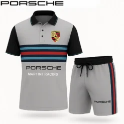 Premium  Men's Polo Set PORSCHE-PO+STK-CBS9180161