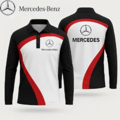 Premium  Men's Long Sleeve Polo MERCEDES-YVWYB-015018587