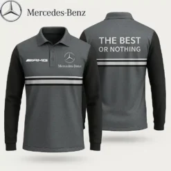 Premium  Men's Long Sleeve Polo MERCEDES-YVWYB-015018586