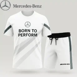 Premium  Men’s T-shirt & Shorts Set MERCEDES-TX+STK-IDA817105