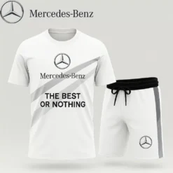 Premium  Men’s T-shirt & Shorts Set MERCEDES-TX+STK-IDA817106