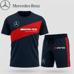 Premium  Men’s T-shirt & Shorts Set MERCEDES-TX+STK-IDA817107