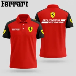 Premium  Men's Polo Shirt FERRARI-PO-NAR01471907