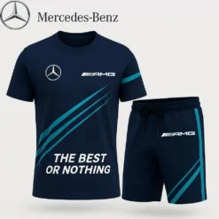 Premium  Men’s T-shirt & Shorts Set MERCEDES-TX+STK-IDA817111