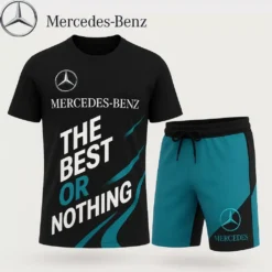 Premium  Men’s T-shirt & Shorts Set MERCEDES-TX+STK-IDA817113