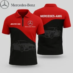 Premium  Zip Polo Shirt MERCEDES-TZPO-AVB82790210