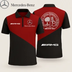 Premium  Zip Polo Shirt MERCEDES-TZPO-AVB82790206