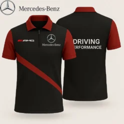 Premium  Zip Polo Shirt MERCEDES-TZPO-AVB82790205