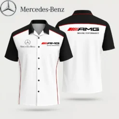 Premium  Men's Short Button Shirt MERCEDES-SP-BTS159105091