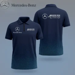 Premium  Zip Polo Shirt MERCEDES-TZPO-AVB82790211