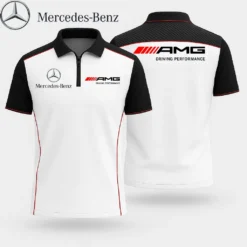 Premium  Zip Polo Shirt MERCEDES-TZPO-AVB82790200