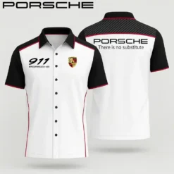 Premium  Men's Short Button Shirt PORSCHE-SP-BTS817591