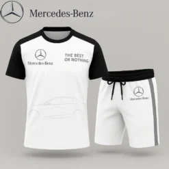 Premium  Men’s T-shirt & Shorts Set MERCEDES-TX+STK-IDA817103